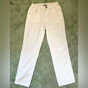 White Cotton Pants